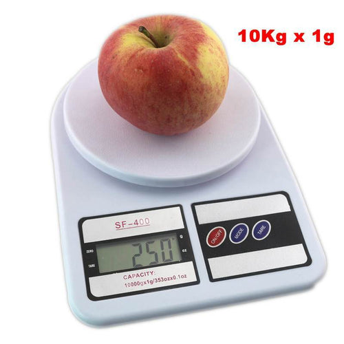 10Kg x 1g Digital Libra Kitchen Scales Electronic Balance 10000g Fruit Weight Scale for Diet Bodybuilding With Good Quality