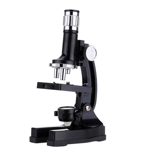 1200X Microscope Perfect Educational Toy with Projector LED Light 10-20X Zoom Eyepiece Students Science Biological Instrument