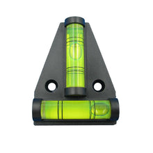 (1 piece/lot) T type spirit level measurement instrument Triangular Plastic level indicator Shell Black Red Orange