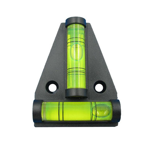 (1 piece/lot) T type spirit level measurement instrument Triangular Plastic level indicator Shell Black Red Orange