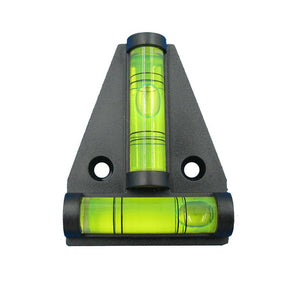 (1 piece/lot) T type spirit level measurement instrument Triangular Plastic level indicator Shell Black Red Orange