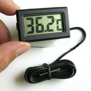 1 pc New   Digital LCD Car Fridge Incubator Fish Tank Meter Gauge Thermometer T0112 P50