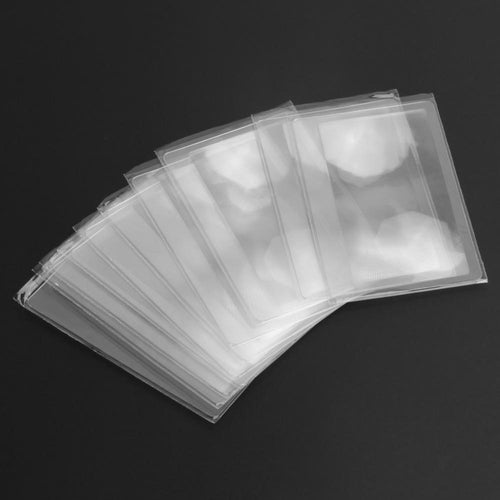 10 PCS Credit Card 3 X Magnifier Magnification Magnifying Fresnel LENS