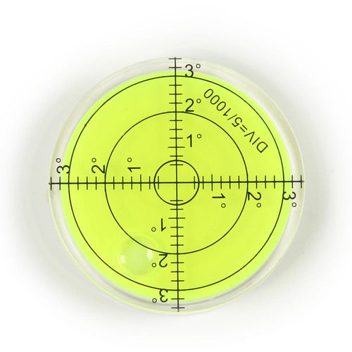 1PCS Universal Green Round Spirit Level DIA 60mm Mini Bullseye Bubble Level for tripod furniture frame Meauring Instrument tool
