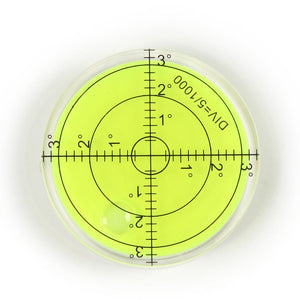 1PCS Universal Green Round Spirit Level DIA 60mm Mini Bullseye Bubble Level for tripod furniture frame Meauring Instrument tool