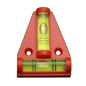 (1 piece/lot) T type spirit level measurement instrument Triangular Plastic level indicator Shell Black Red Orange