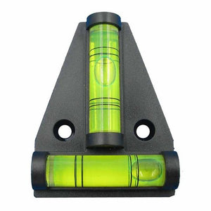 (1 piece/lot) T type spirit level measurement instrument Triangular Plastic level indicator Shell Black Red Orange