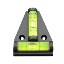 (1 piece/lot) T type spirit level measurement instrument Triangular Plastic level indicator Shell Black Red Orange