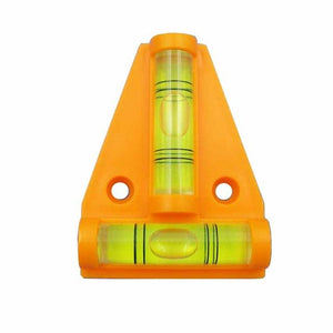 (1 piece/lot) T type spirit level measurement instrument Triangular Plastic level indicator Shell Black Red Orange