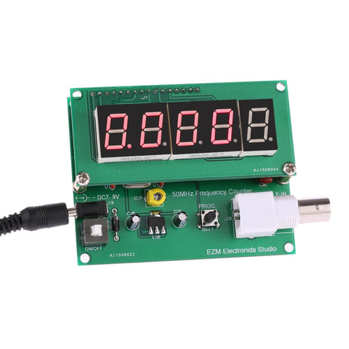 1Hz-50MHz High Sensitivity Frequency Meter frequency counter 7V-9V 50mA DIY Kit cymometer  Measurement Tester Module