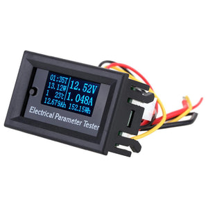 100V 20A Multi-functional 7-in-1 OLED Voltage Current Time Power Energy Capacity Temperature Tester Electrical Parameters Meter