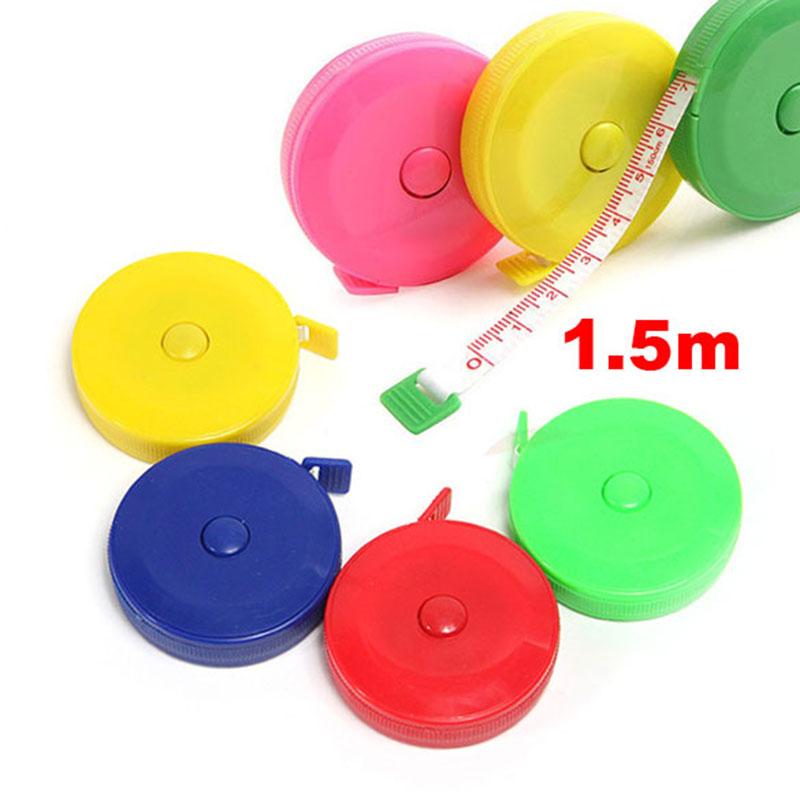 150CM Roulette Measuring Tape Measure Retractable Colorful Portable Ruler Centimeter/inch