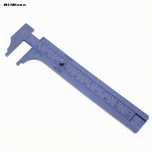 1pcs Plastic Measuring Tools Mini Vernier Calipers 1mm / Mini Ruler Micrometer Gauge 80mm 100mm Measuring Range