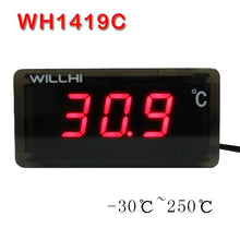 '-50-110/-30-250 Celsius degree digital thermometer LED display thermostat