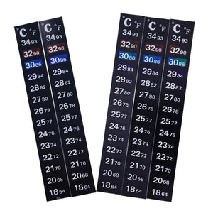 5pcs /lot stick-on digital aquarium Fish Tank  fridge Thermometer Sticker Temperature temp measurement  stickers