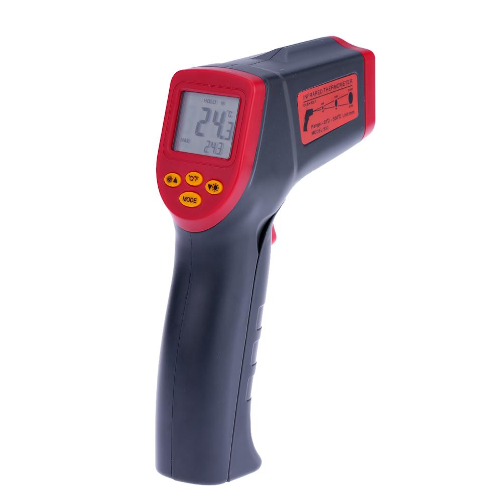 Digital laser Infrared IR Thermometer Gun Handheld Non-contact -32~530C(-26~986F) Temperature Tester Pyrometer W/ LCD Backlight
