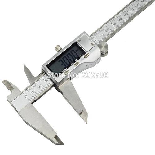 0-200mm 8inch Stainless steel Electronic Digital Vernier Caliper paquimetro calipers 200mm metal casing digital caliper