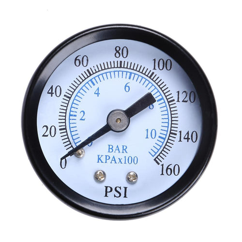 0-160psi Mini Pressure Gauge Metal 1/8 10Bar Compressor Compressed Air Pressure Gauge Meter Hydraulic Pressure Tester Manometer