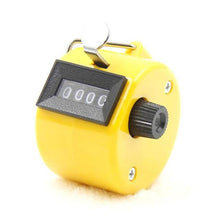 1pc Tally Clicker Counter 4 Digit Number Clicker Golf Digital Chrome Hand held Best Selling 2017