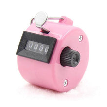 1pc Tally Clicker Counter 4 Digit Number Clicker Golf Digital Chrome Hand held Best Selling 2017
