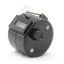 1pc Tally Clicker Counter 4 Digit Number Clicker Golf Digital Chrome Hand held Best Selling 2017