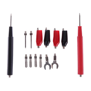 16pcs/Set Multifunction Digital Multimeter Probe Test Lead Cable Alligator Clip Tool Alligator Clip Multimeter Probe