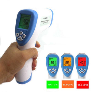 Digital Infrared Thermometer IR Baby Body Surface Laser Pyrometer Non-contact Forehead Gun Temperature Gun Meter LCD Backlight