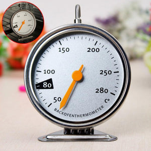 1pc 9*7 cm Food Meat Temperature Standing Dial Oven Thermometer Stainless Steel Gauge Gage Kitchen Cooker Baking Supplies tools