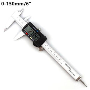 0-150/200/300mm 0.01mm Electronic Digital Caliper Vernier Calipers Stainless Steel Micrometer Measuring Tools with LCD Screen