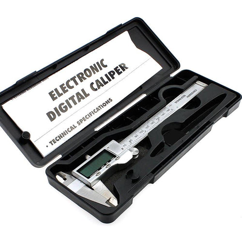 1 PC 150mm/6-inch hardened Stainless Steel Electronic Digital Vernier Caliper Micrometer With Box E3372 T50