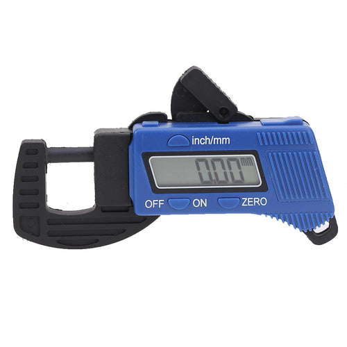 1pc 12.7mm 0.5 Inch Carbon Fiber Composites Digital Thickness Caliper LCD display Micrometer Gauge