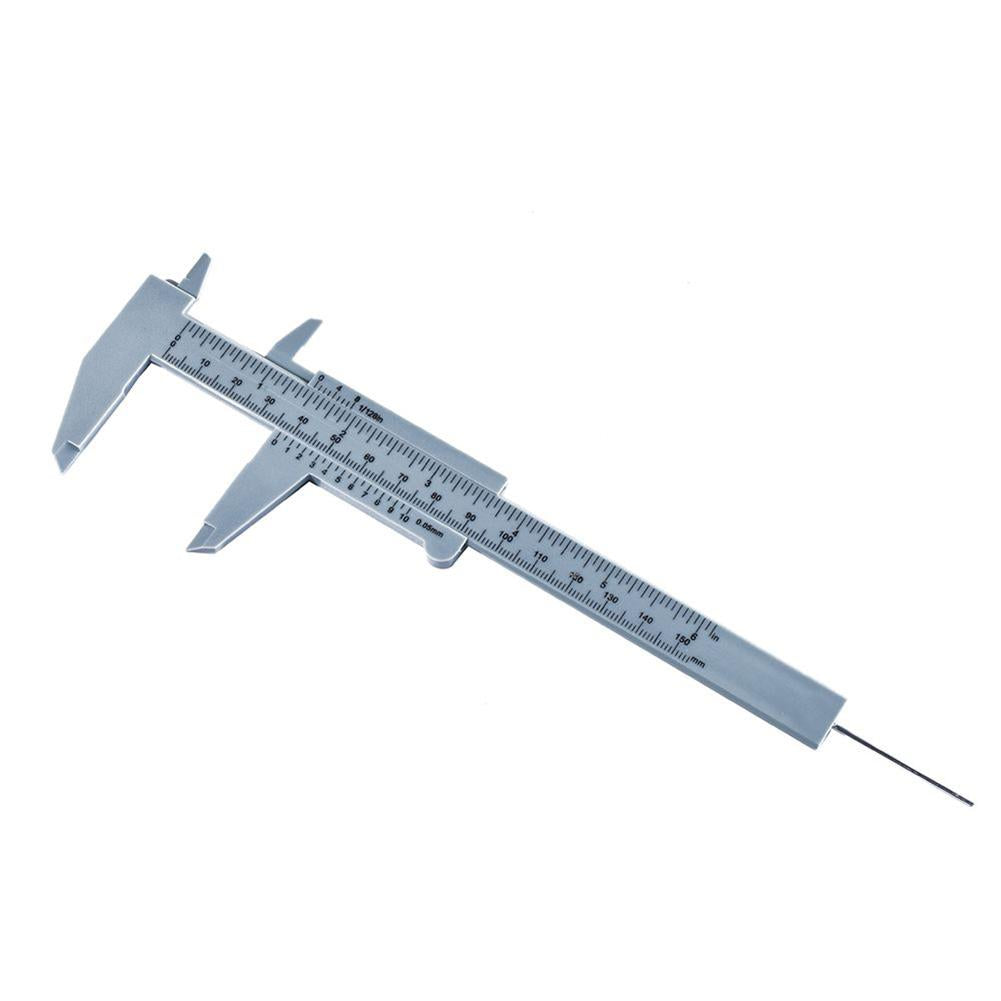 150mm Plastic Measure Vernier Caliper Ruler For Permanent Makeup Tattoo Eyebrow Tool