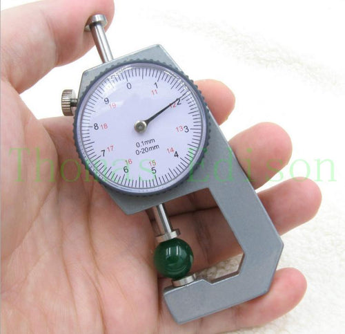 0-20mm Pearl jewelry instrument thickness gauge ruler card vernier caliper diameter measurement tool