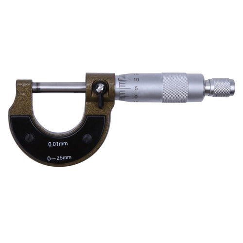 1PC 0mm-25mm Outside Micrometer Caliper 0-25mm/0.01mm Carbide Standards Metric Screw Thread Gauge Caliper Measuring Tools