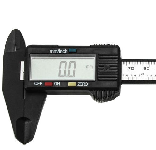 150mm 6 inch LCD Digital Electronic Carbon Fiber Vernier Caliper Gauge Micrometer Measuring Tool Caliper Ruler Digital Calipers
