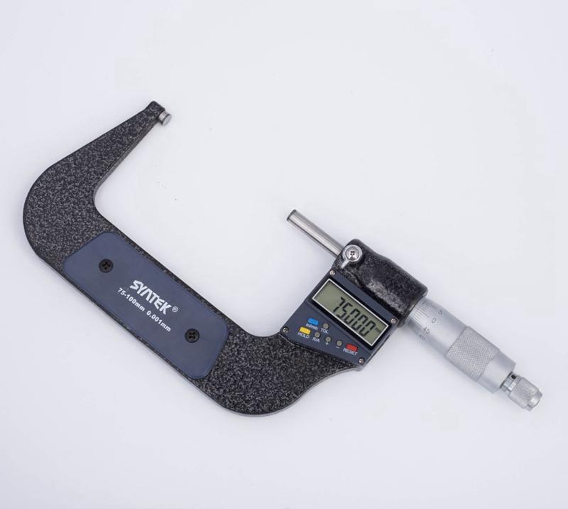 0.001mm Electronic Digital Micrometer 75-100mm Outside Micrometers Caliper Gauge Meter Reference Rod Free Shipping