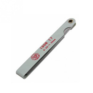 100*17mm Portable Stainless Steel 17 Blade Thickness Metric Filler Feeler Gauge Device