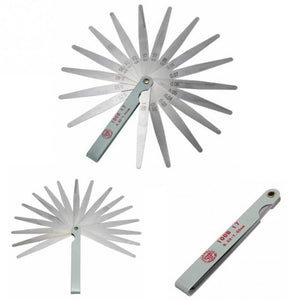 1Pcs 100*17mm Stainless Steel 17 Blade Thickness Gap Metric Filler Feeler Gauge Device