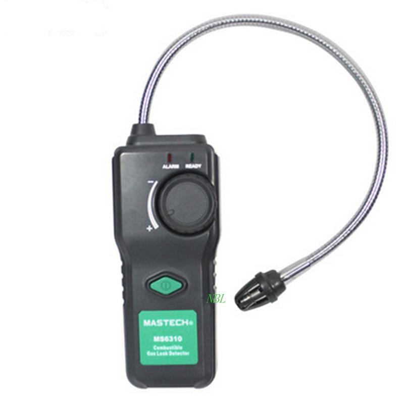 100% Original Brand MASTECH Portable Combustible Flammable Gas Detector Natural Gas Leak Propane Analyzer & Sound Light Alarm
