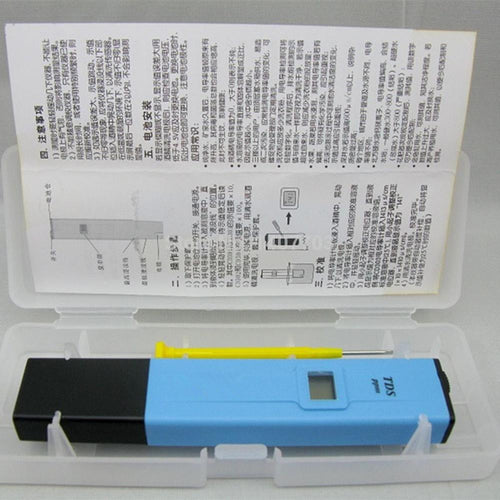 10-1990ppm digital Pen TDS ppm meter in plastic box pocket ppm meter/tds tester