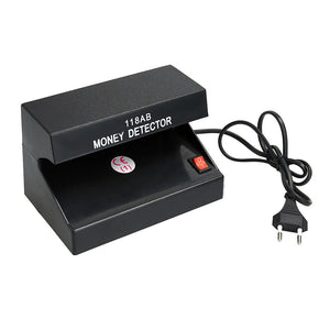 110-220V Handheld UV Led Light Counterfeit Money Detector Checker with ON/OFF Switch EU Plug