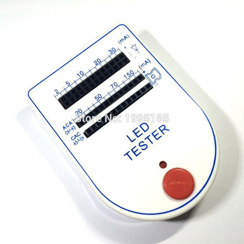 1PCS Mini Light-emitting Diode LED Tester Test Box Portable Bulb Lamp 9V 2~150mA New  Current Brightness  Tester