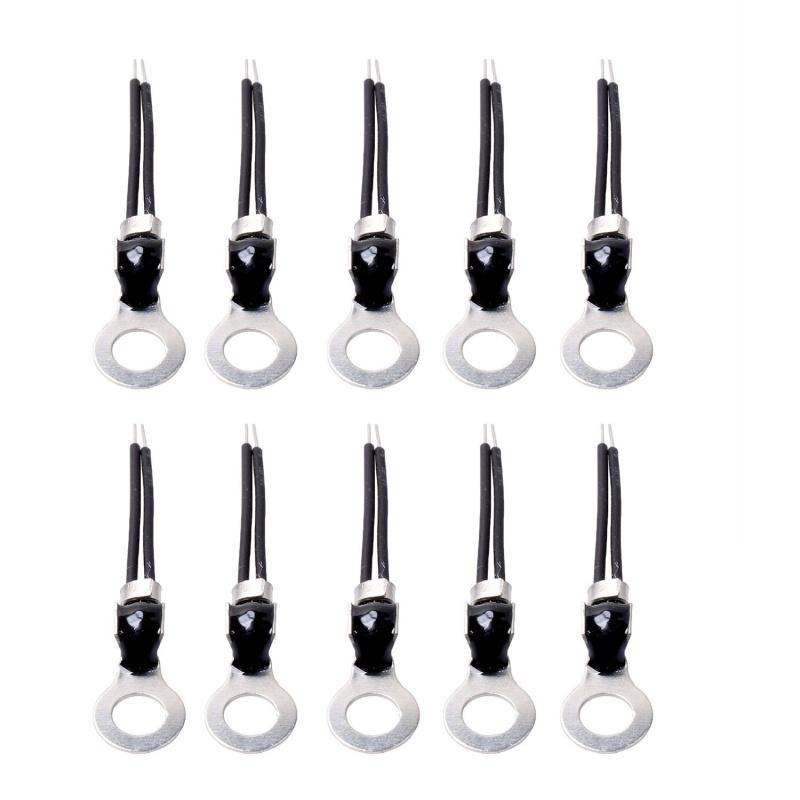 10pcs/set NTC 10k 3950 Temperature Temp Sensor Probe Thermometer Waterproof
