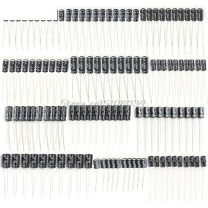 120Pcs Electrolytic Capacitor 0.22uF-470uF Kit #S018Y# High Quality