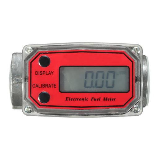 1'' Digital Oval Gear For Turbine Flowmeter Kerosene Fuel Flow Meter 15-120L / Min Aluminium Alloy Durable