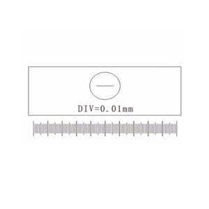 0.01MM Microscope Stage Micrometer Glass slide Reticle Measuring Microscope Micrometer Calibration RulerDrop shipping