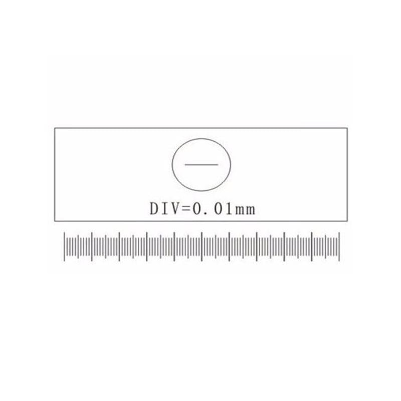 0.01MM Microscope Stage Micrometer Glass slide Reticle Measuring Microscope Micrometer Calibration RulerDrop shipping