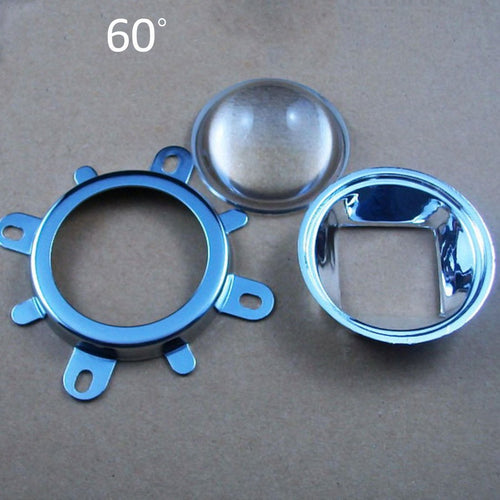 1 Set 20W 30W 50W 70W 100W 120W LED 44mm Lens + 50mmReflector Collimator + Fixed Bracket