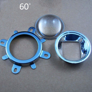 1 Set 20W 30W 50W 70W 100W 120W LED 44mm Lens + 50mmReflector Collimator + Fixed Bracket