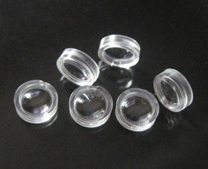 #PRYK-7  High quality Laser Lens , Laser pointer lens, Clean surface, Size: 7X2mm, Focal length: 6mm, PMMA materials